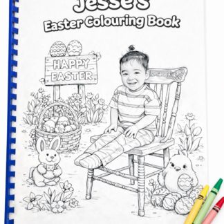 Personalized Easter Colouring Book🖍️